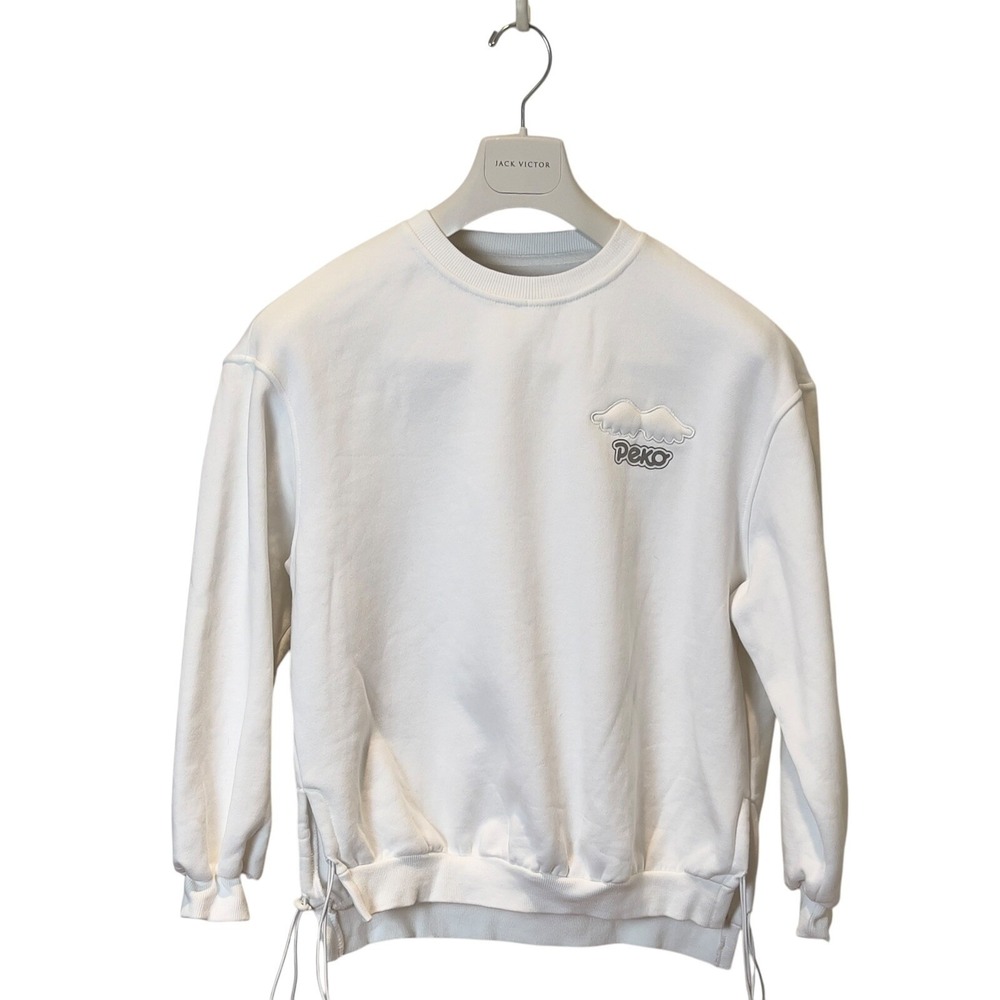 Sweet Peko Angel Wings Sweatshirt Kawaii Harajuku Y2K Streetwear Pullover Small